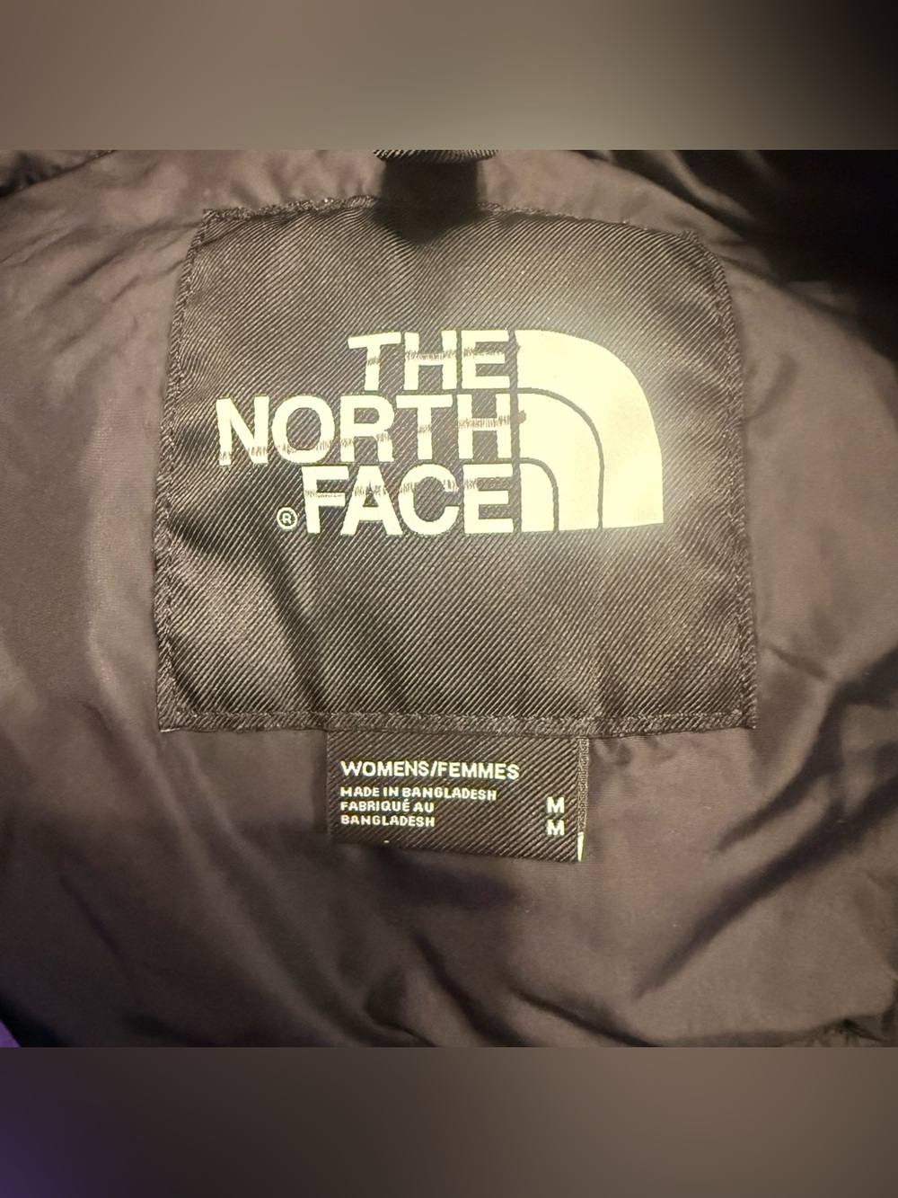 The North Face Purple & Black Nuptse Jacket, Women’s Size M - Picture 3 of 6